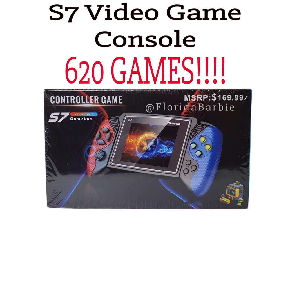 S7 Handheld Console Electronics Retro Classic Kids Adults Video Games System